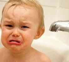 Šta ako dijete se boji da se kupaju u kupatilu?