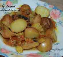 Pečeni krompir sa slatkim i kiselim povrćem