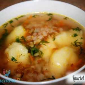 Heljde supa sa knedlama od krompira