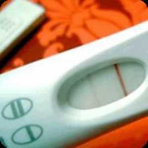 Slab bar na test na trudnoću